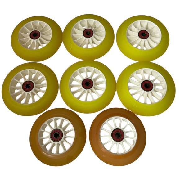 RollX (6) + (2) Rolix X Dual Inline Skate Wheels - Picture 2 of 2